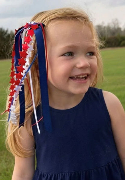 Satin Stars Streamers Hair Clip