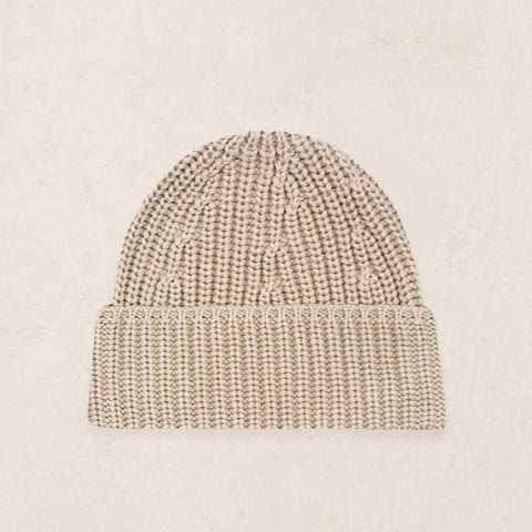 Knit Beanie - Tan