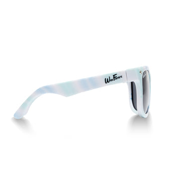 Polarized Sunglasses-Tie Dye Blue-Green