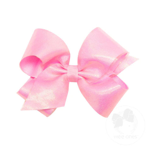 Pearl Pink Medium Overlay Bow