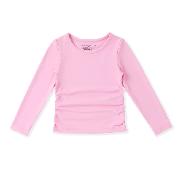 Bubblegum Pink Ruched Top
