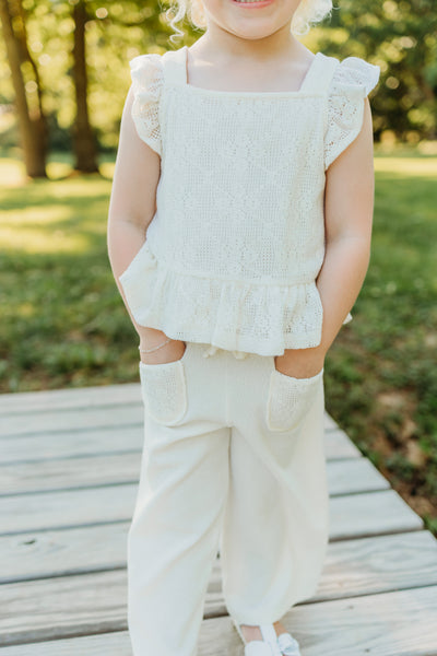 Crocheted Pant Set
