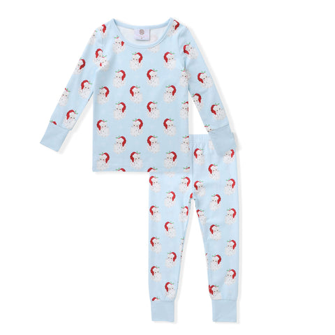 Santa 2pc Pajamas - Blue