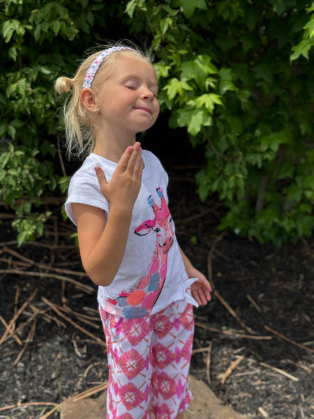 Giraffe Tie Front Tee