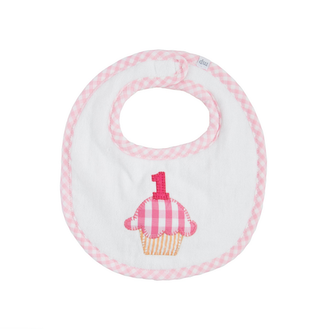 Pink Musical Birthday Bib