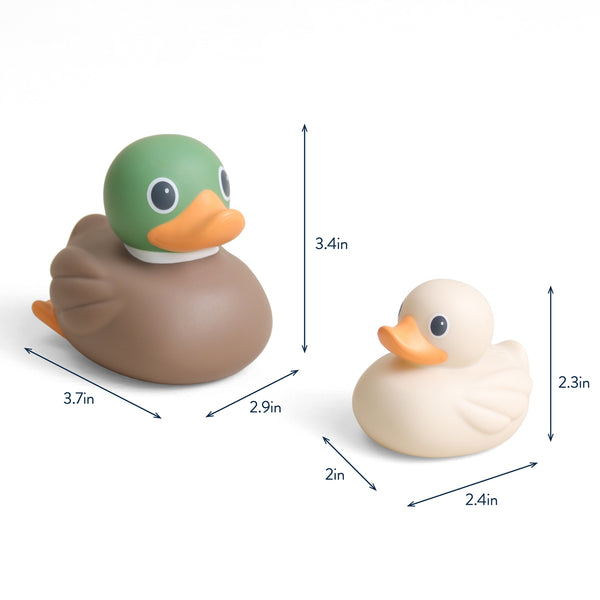 Ducky Family-Set of 3 w Mallard