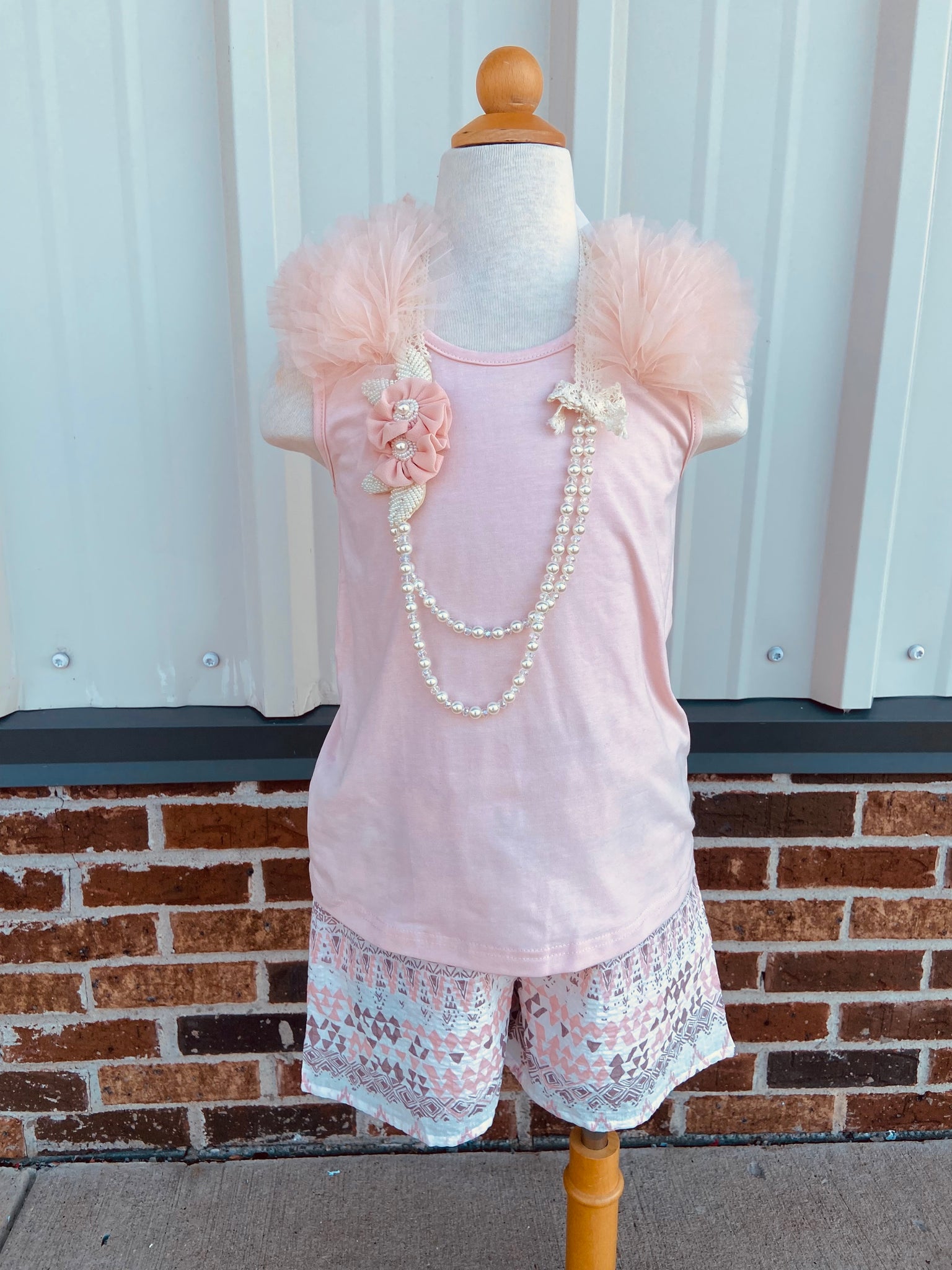 Tulle Top - Light Pink