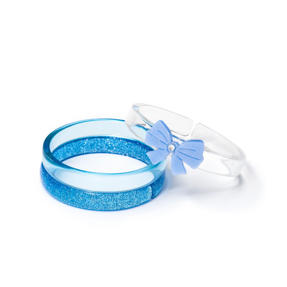 Blue Bow Bangles