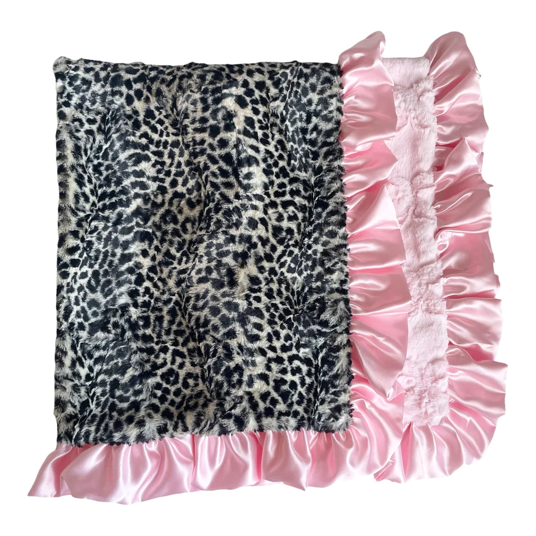 Baby Pink Cheetah Blanket Falcon Creek Boutique