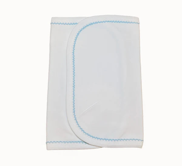 Burp Cloth - Picot Trim (3 colors)