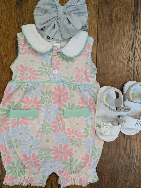 Retro Flower Romper