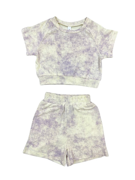 Tye-Dye Cropped Top & Short Set