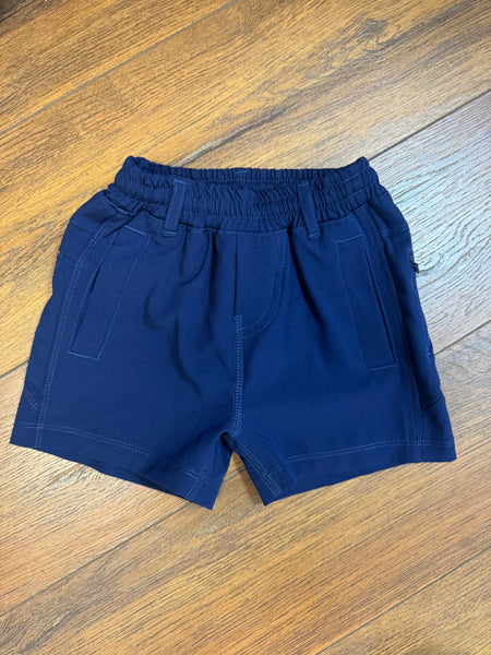 Navy FB Shorts