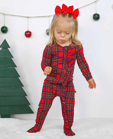 December Ruffle Footie