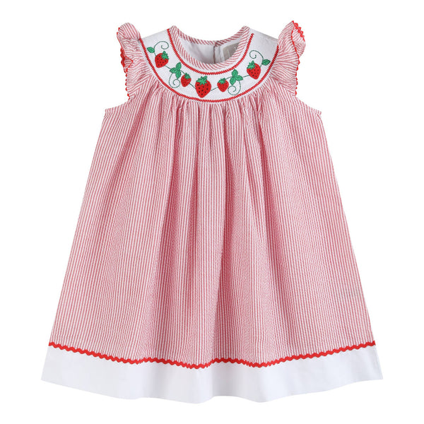 Strawberry Smocked Dress