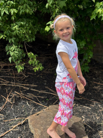 Painted Sunburst Wide Leg Culottes