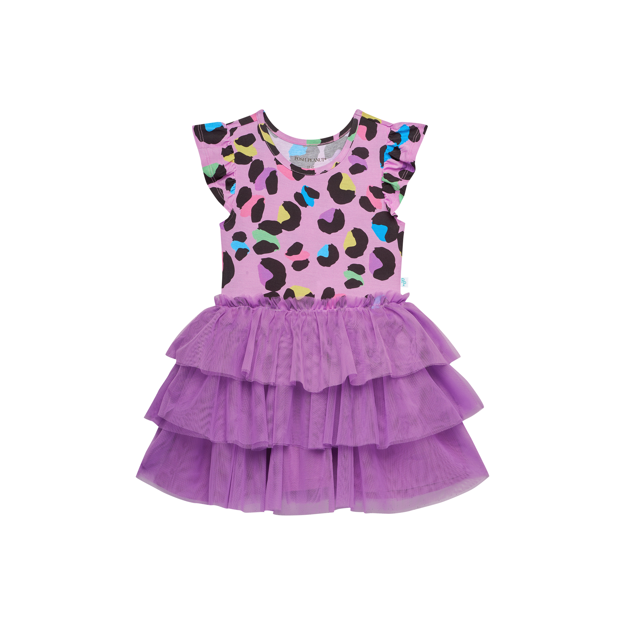 Electric Leopard Tulle Dress