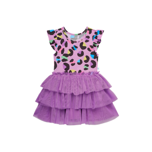 Electric Leopard Tulle Dress