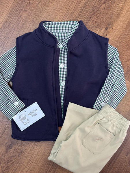 Beckham Navy Vest
