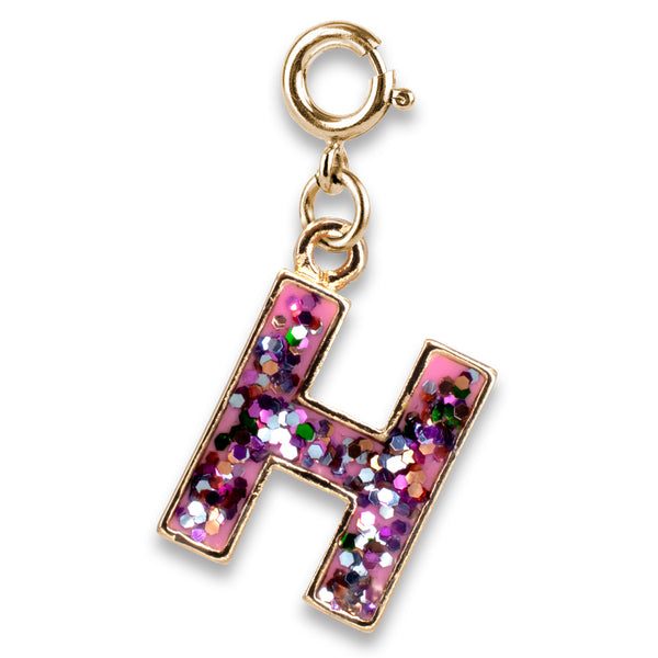 Glitter Initial Charms