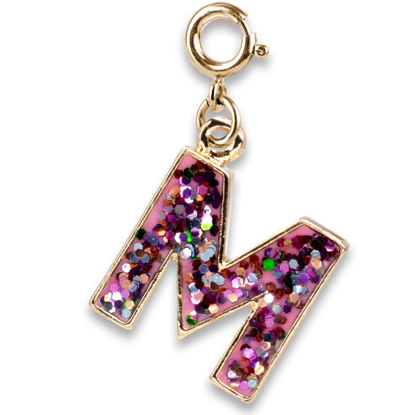 Glitter Initial Charms