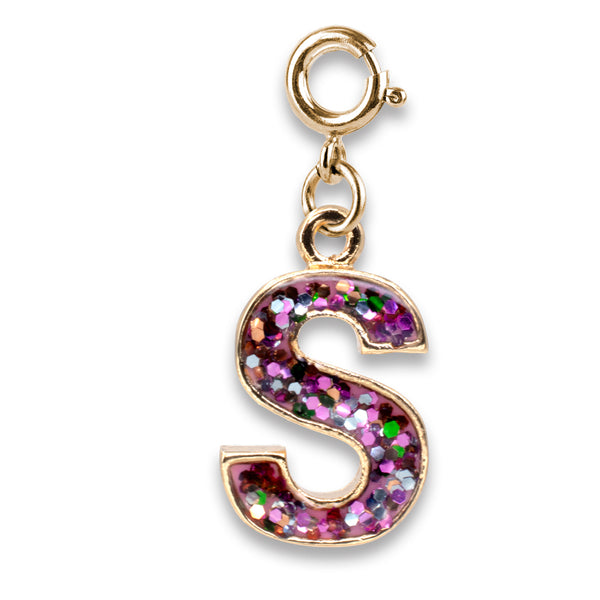 Glitter Initial Charms