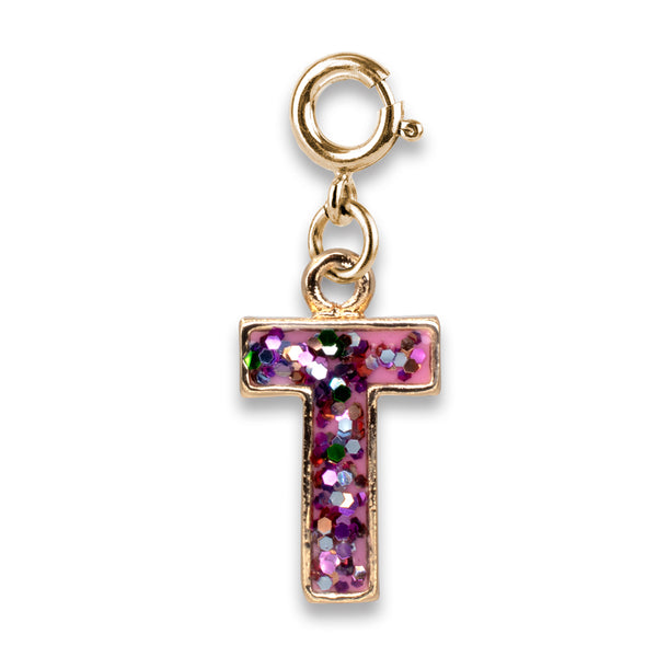 Glitter Initial Charms