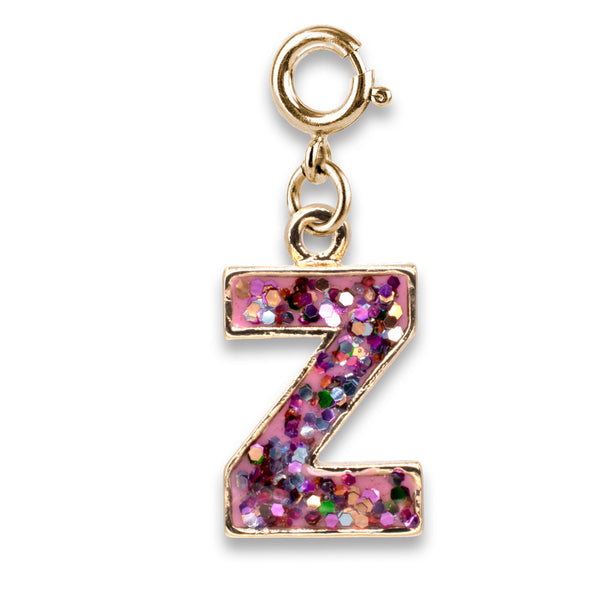Glitter Initial Charms