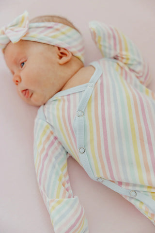 Lucky Newborn Knotted Gown