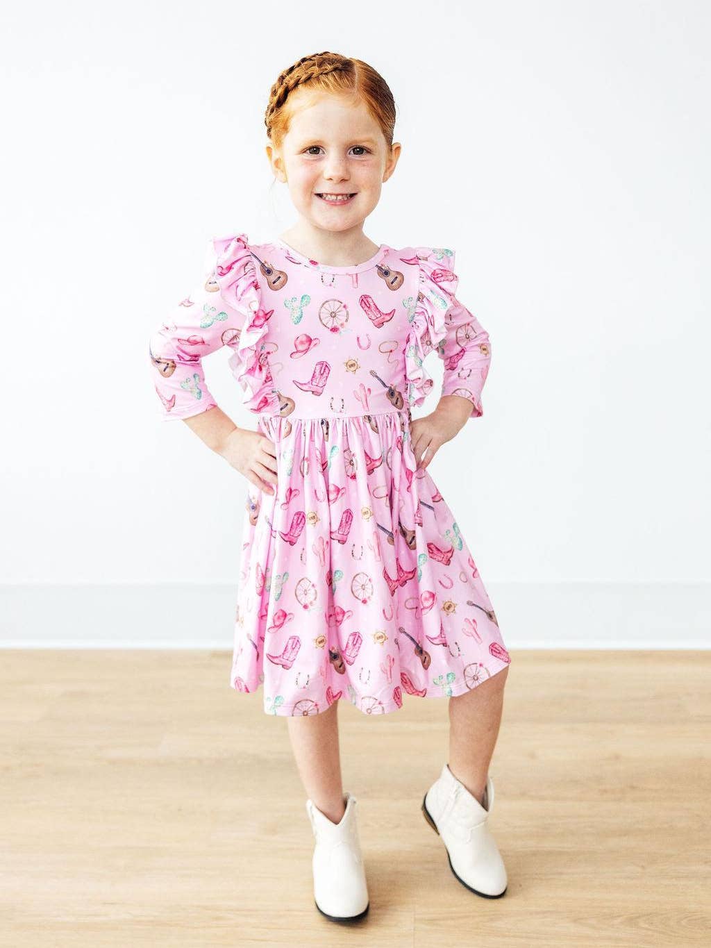 Boot Scootin' Ruffle Dress