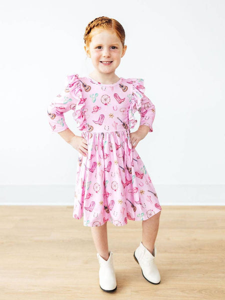 Boot Scootin' Ruffle Dress