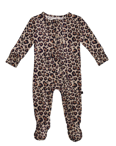 Kiara Ruffled Zippered Footie