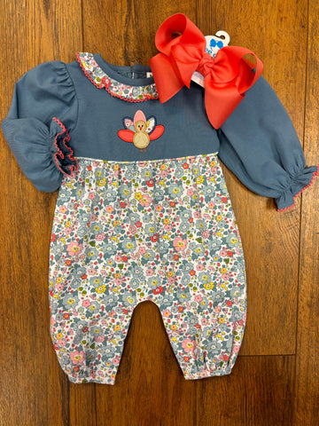 Festive Flower Romper