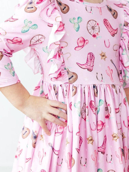 Boot Scootin' Ruffle Dress