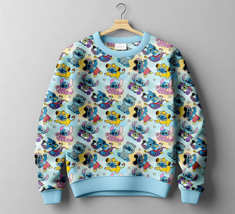 Crew Neck Sweatshirt - Stitch