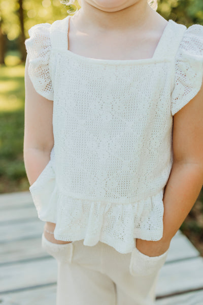 Crocheted Pant Set
