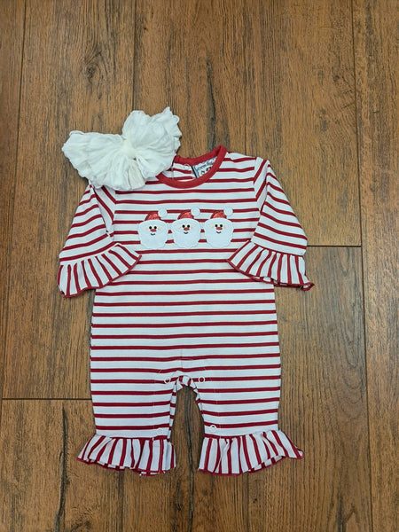 Santa Ruffle Romper