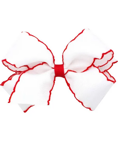 Red Moonstitch Medium Bow