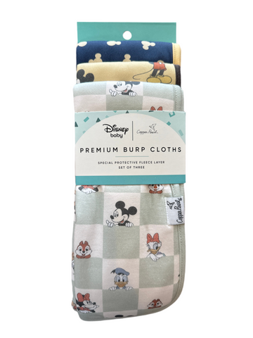 Mickey & Friends Burp Cloth Set