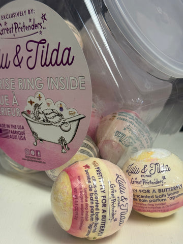 Bath Bombs with Surprise Ring