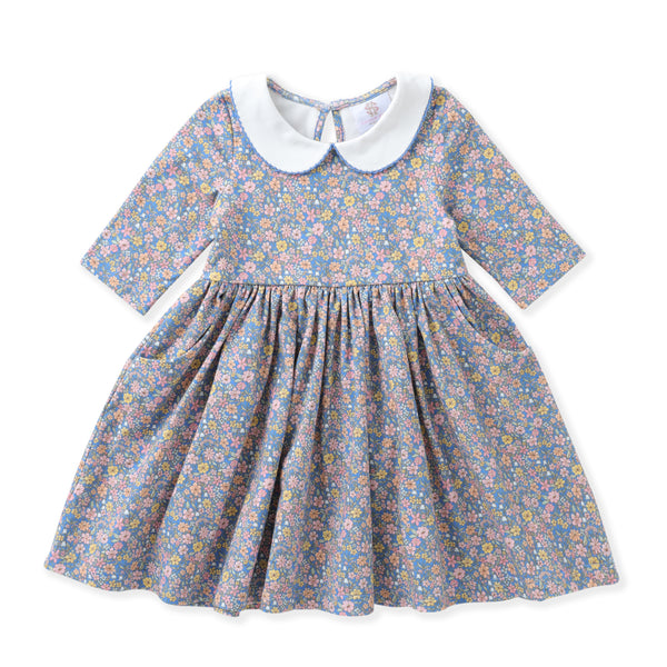 Blue Floral Dress