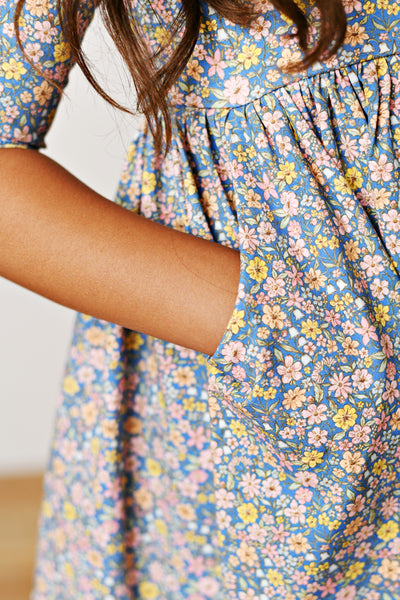 Blue Floral Dress