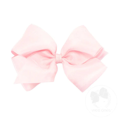 Lt. Pink Medium Overlay Bow