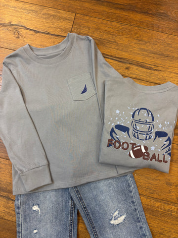 Football Player Pocket Tee