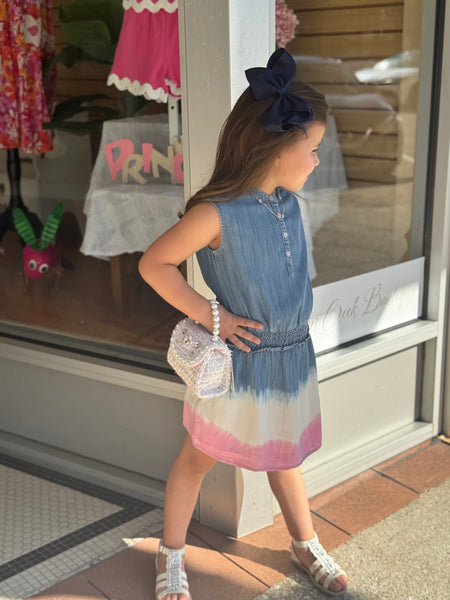 Sunset Dip Dye Dress