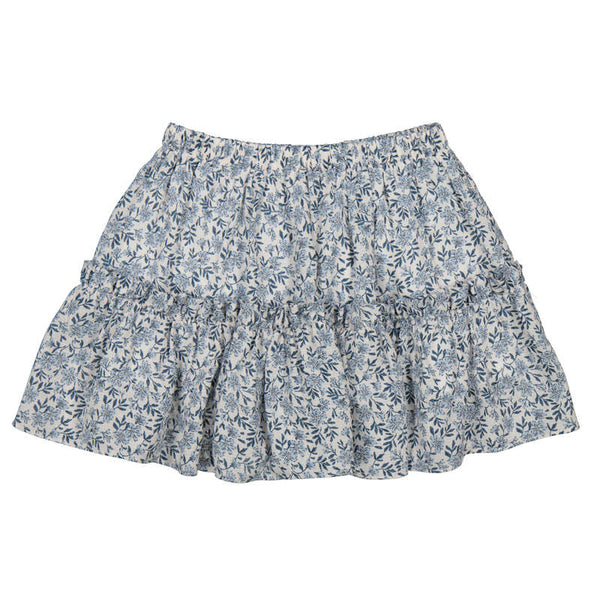 Howdy Top & Blue Floral Skort