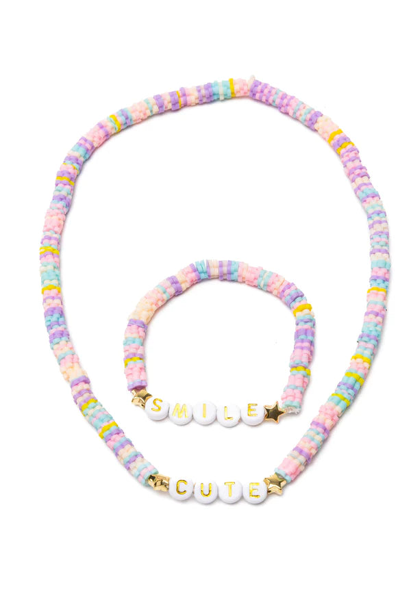 Cute Smile Necklace & Bracelet
