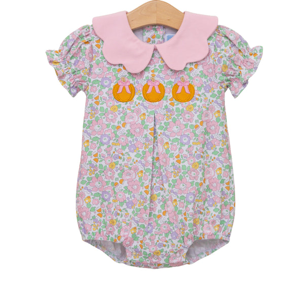 Pumpkin Floral Bubble