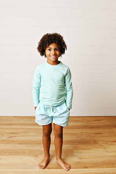 Rash Guard - Aqua