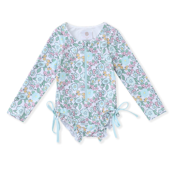 Aqua Floral Rashguard